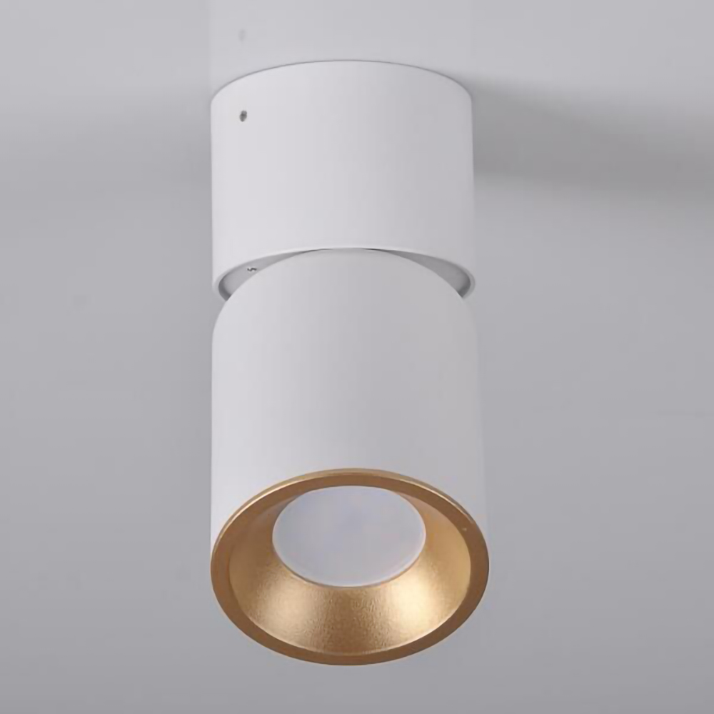 Spot LED POLUX Astra 314024, GU10, 5.5W, alb-auriu