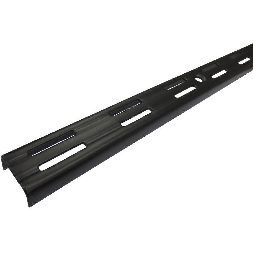 Vergea cu fante duble FORM, otel, 50 x 2.6 x 12 cm, negru mat