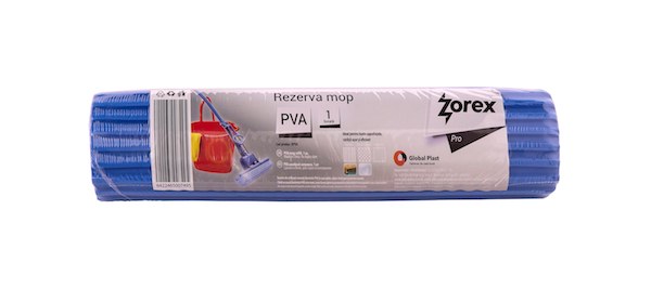 Rezerva mop ZOREX Pro RPVA, PVA, 27 cm, albastru