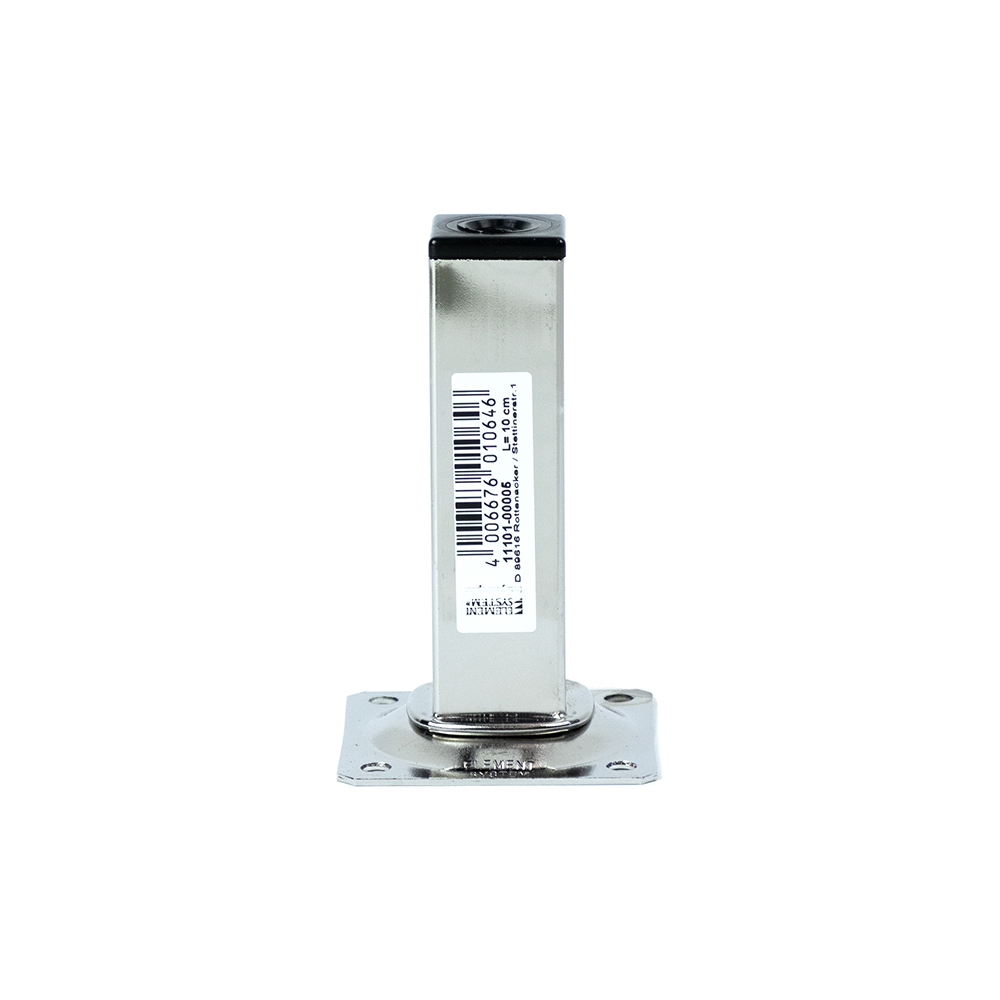Picior patrat 25x25 h100 crom