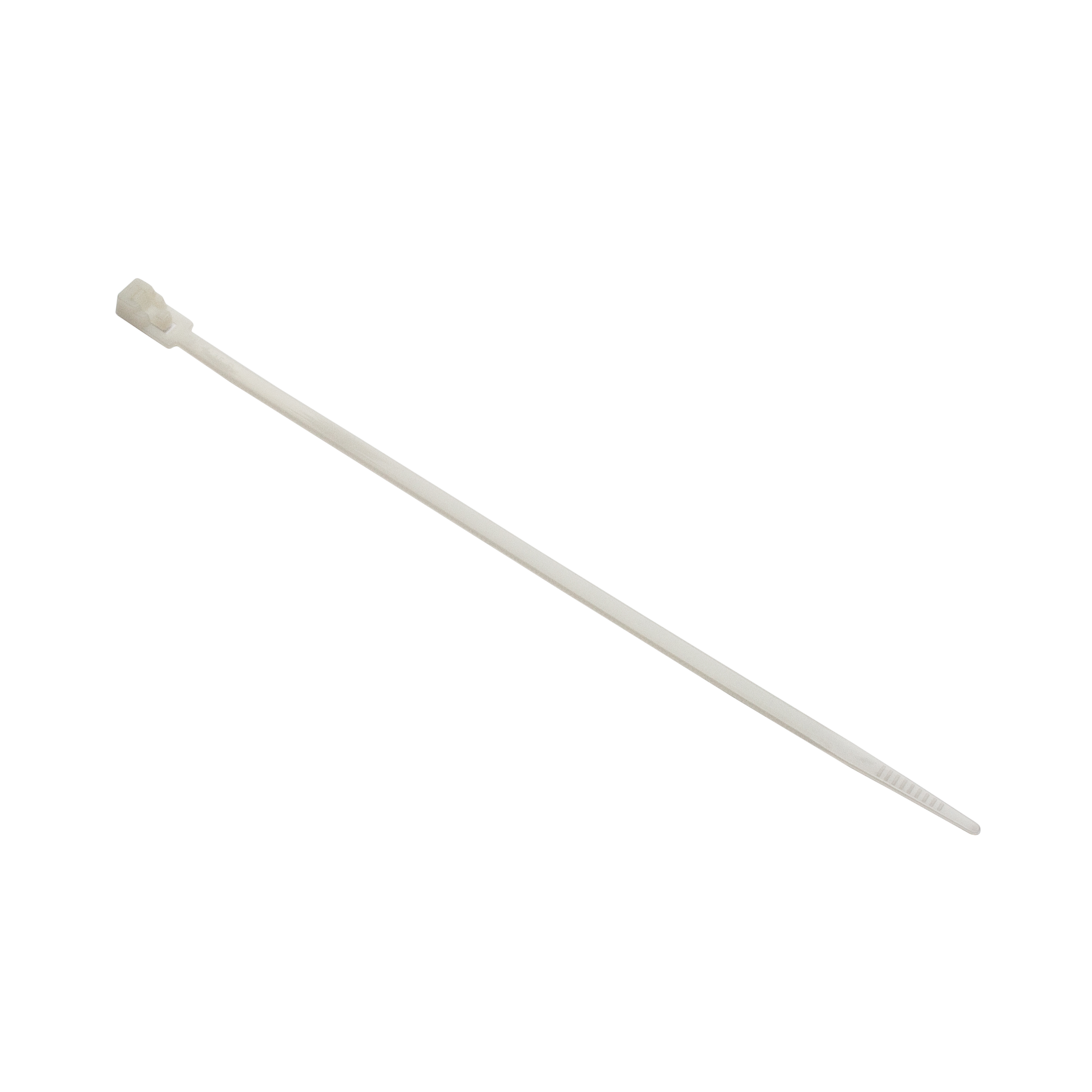 Colier reutilizabil, alb, 250 x 7 x 6 mm, 50 bucati  Strohm