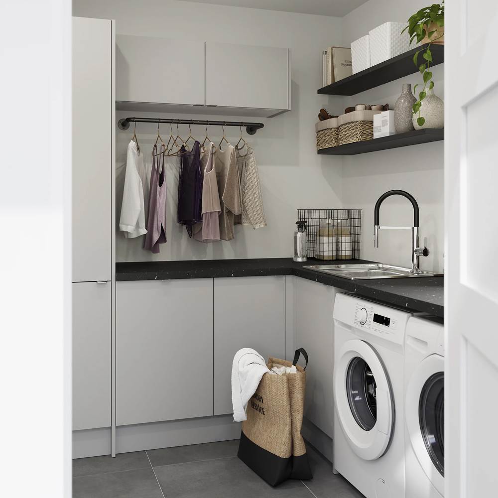 Front usa GOODHOME Balsamita, PAL, 49.7 x 71.5 x 1.6 cm, gri