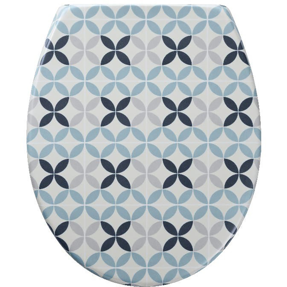 Capac WC GOODHOME Diani, inchidere lenta, plastic, multicolor