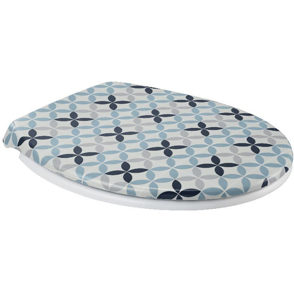 Capac WC GOODHOME Diani, inchidere lenta, plastic, multicolor