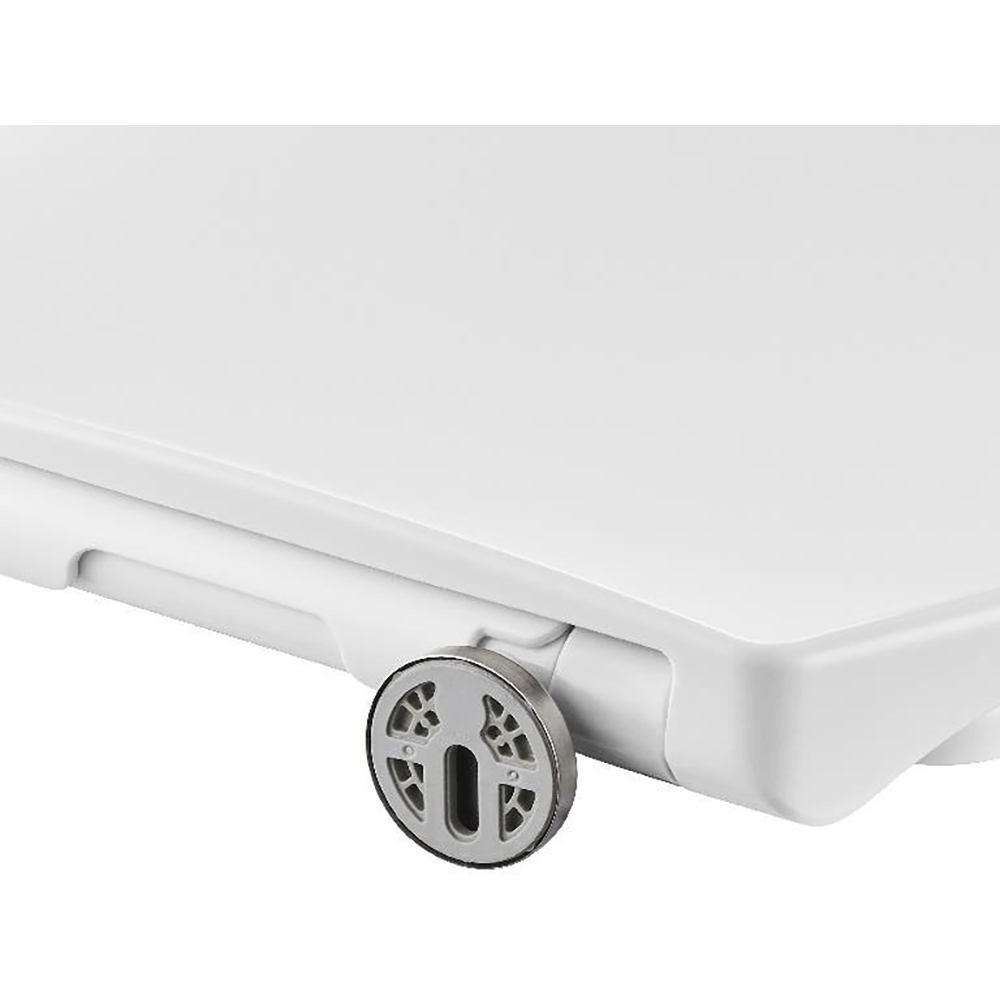 Capac WC cu reductor pentru copii GOODHOME Havel, inchidere lenta, duroplast, alb