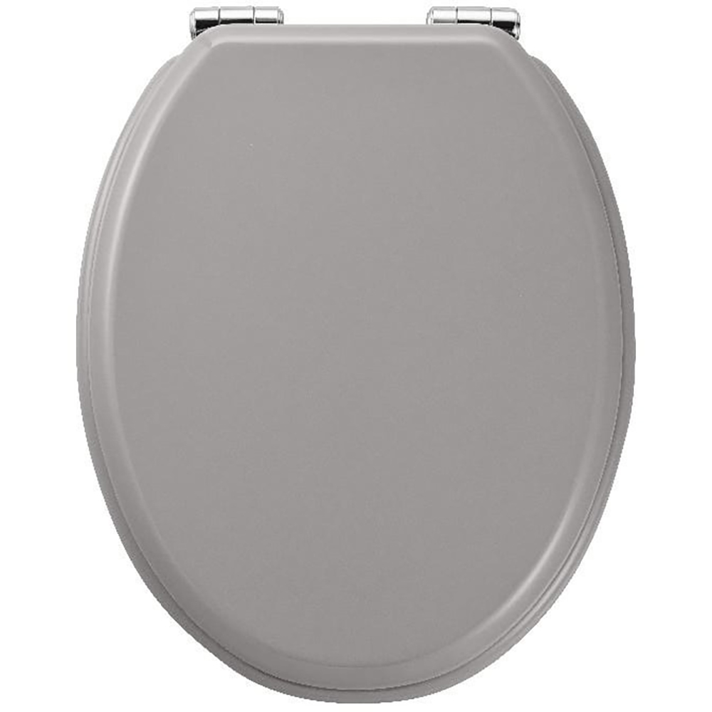 Capac WC GOODHOME Pilica, inchidere lenta, MDF, gri
