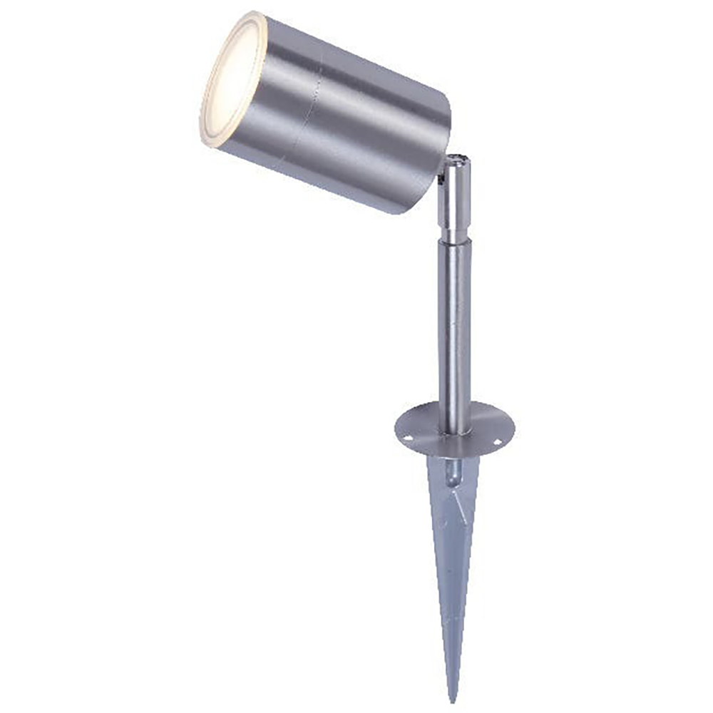 Proiector gradina LED CANDIAC BLOOMA, 5.5 W, 380 lumeni, IP44, 3000K, argintiu