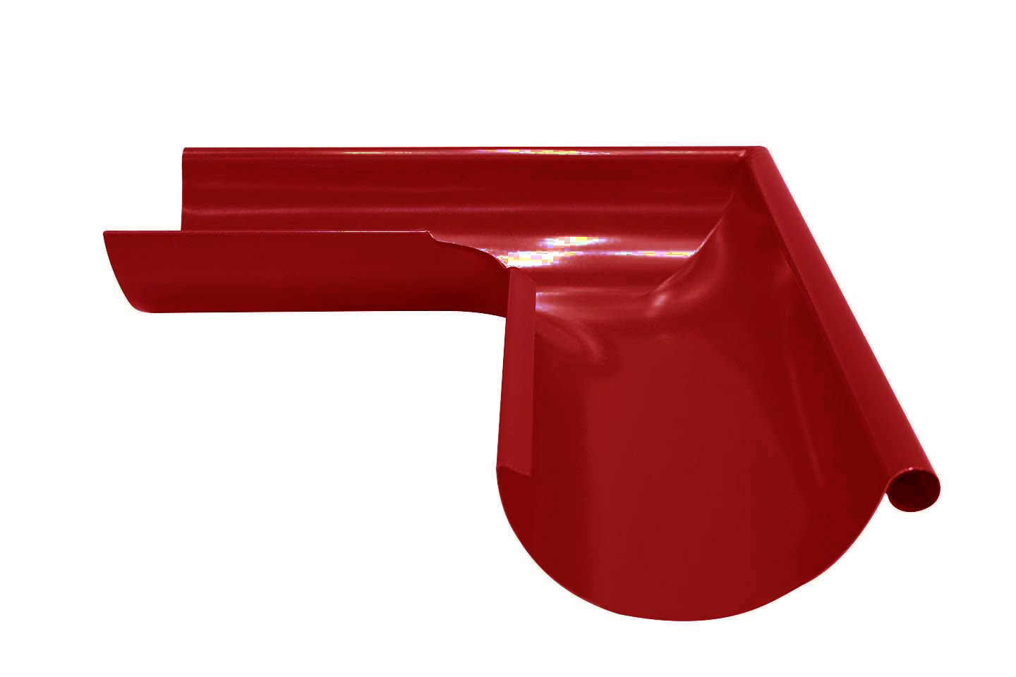 Coltar exterior 90 grade, D 125 mm, rosu  Bravo
