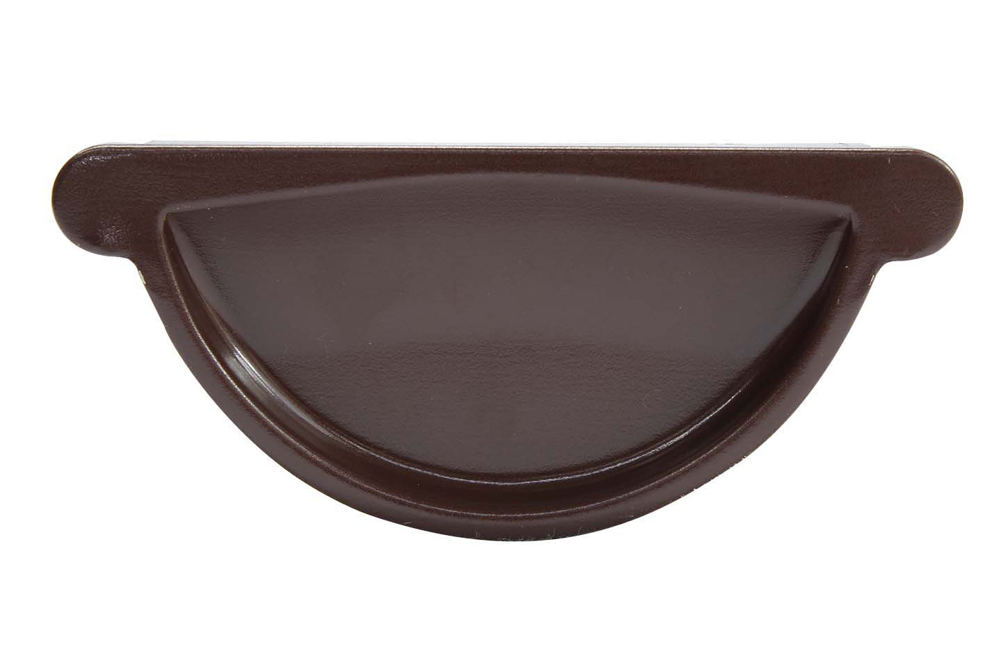 Capac jgheab D 125 mm, maro  Bravo