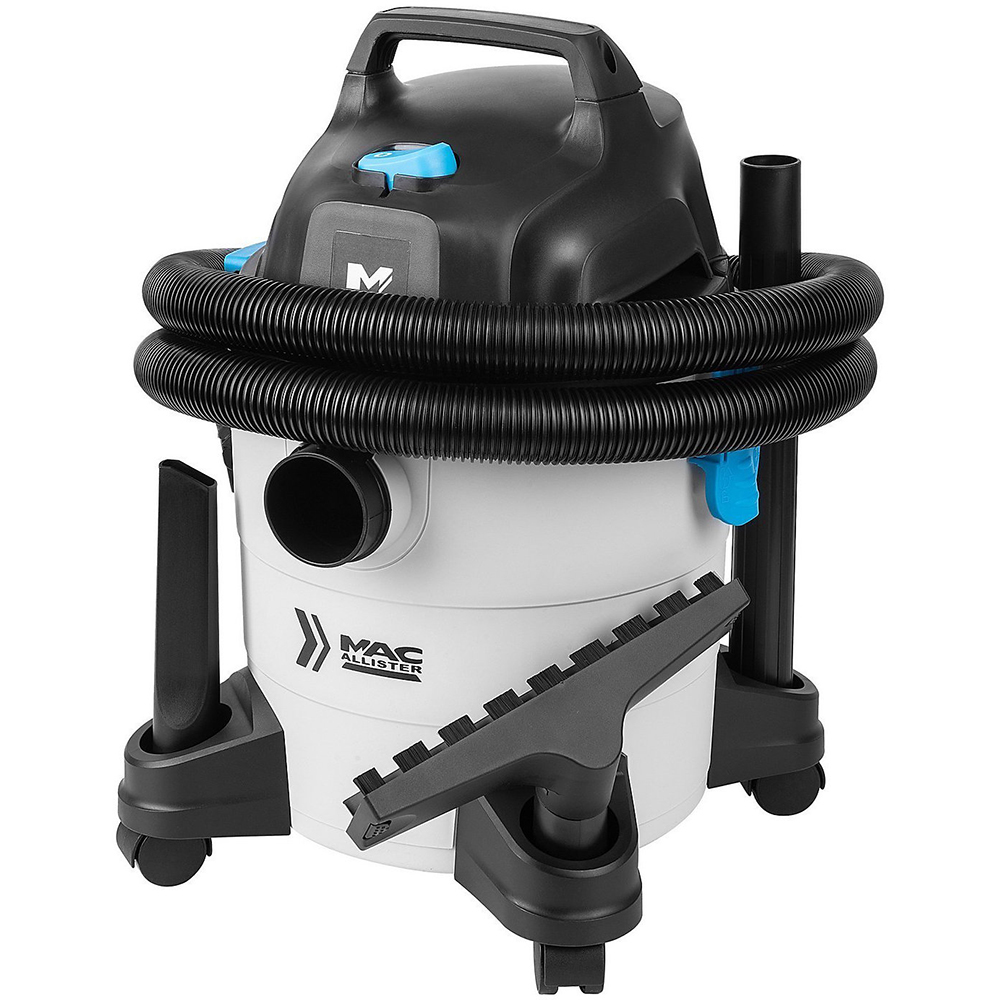Aspirator umed/uscat MAC ALLISTER MWDV-16 L-A, 16l, 1300W, 79dB, gri-negru