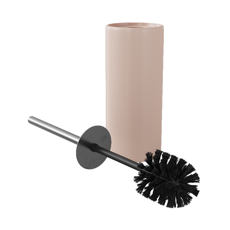Set perie toaleta GoodHome Koros, roz