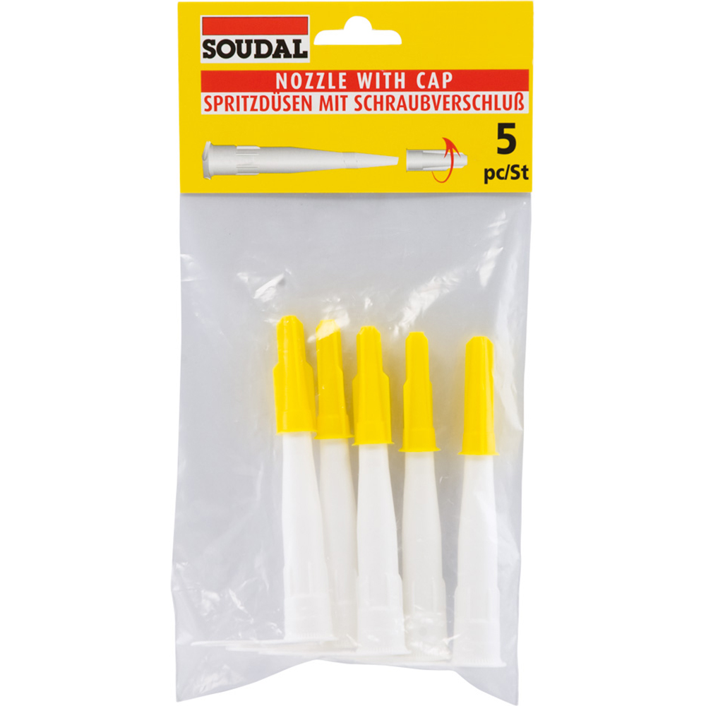 Set aplicatoare pentru silicon SOUDAL, 5 buc
