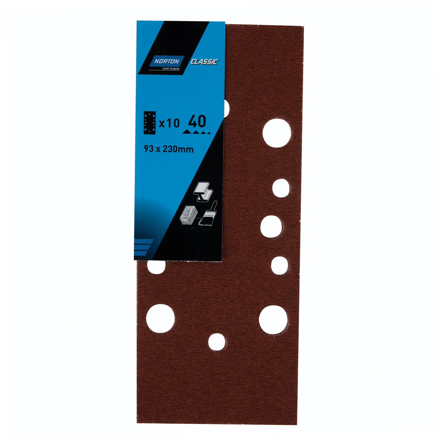 Foi Abrazive Smirghel de Slefuit Cu G P40, 93 x 230 Norton