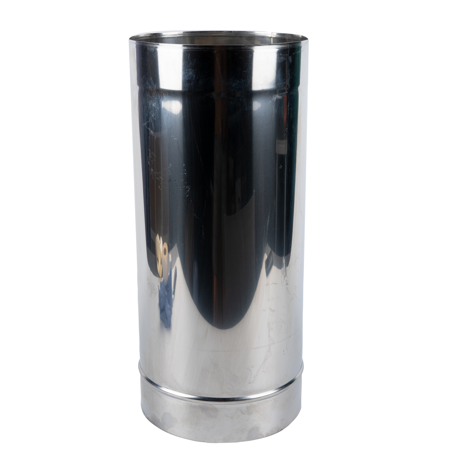 Burlan, D200 mm x 45 cm, inox, argintiu