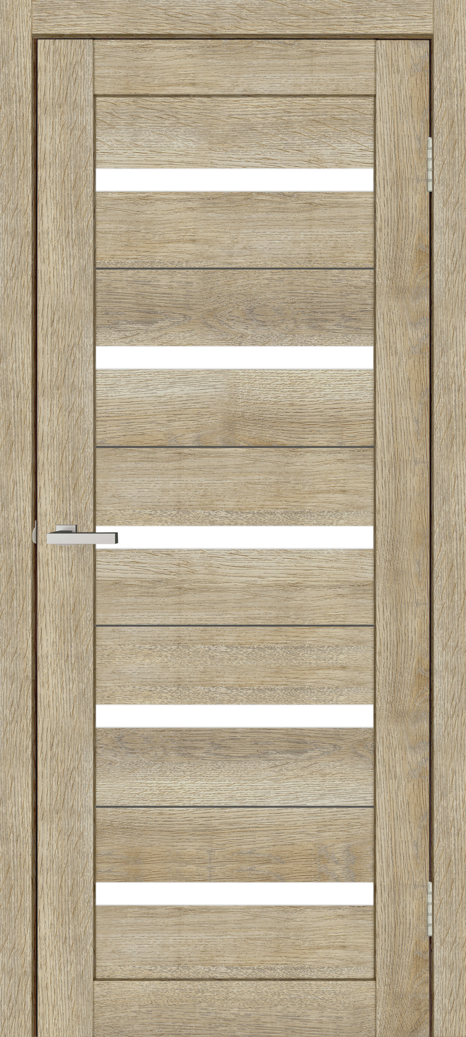 Usa interior DOORS Smart, cu geam, MDF, 60 cm, stejar