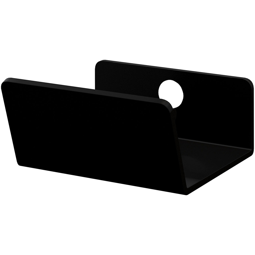 Maner GOODHOME Atomia, otel, 3.7 cm, 2 bucati, negru mat