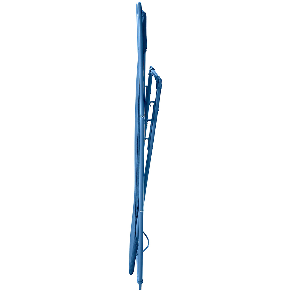 Scaun terasa GOODHOME Joline, otel, 56 x 82 x 91 cm, albastru