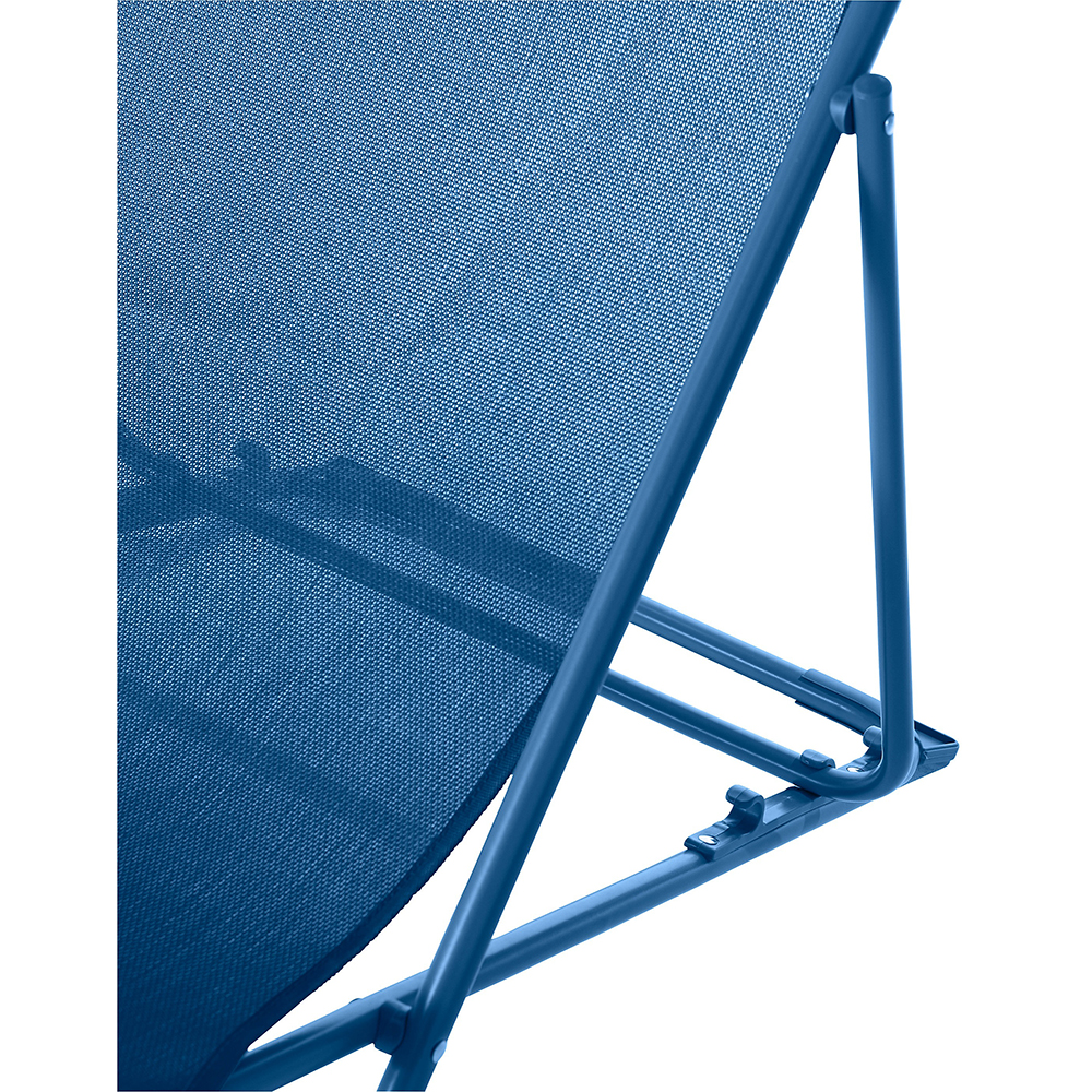 Scaun terasa GOODHOME Joline, otel, 56 x 82 x 91 cm, albastru