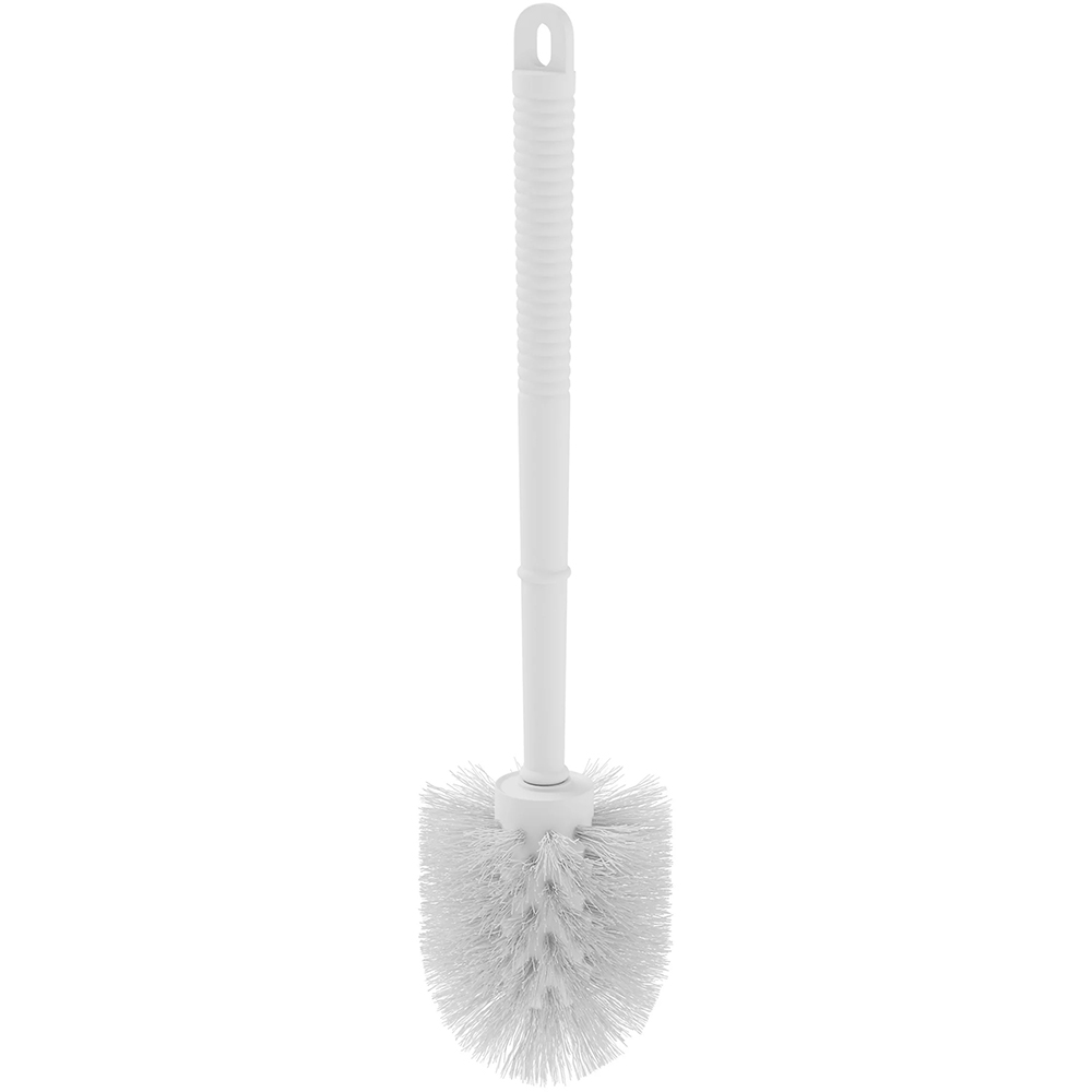 Perie WC GLOMMA, 32.5 x 8 x 8 cm, plastic, alb