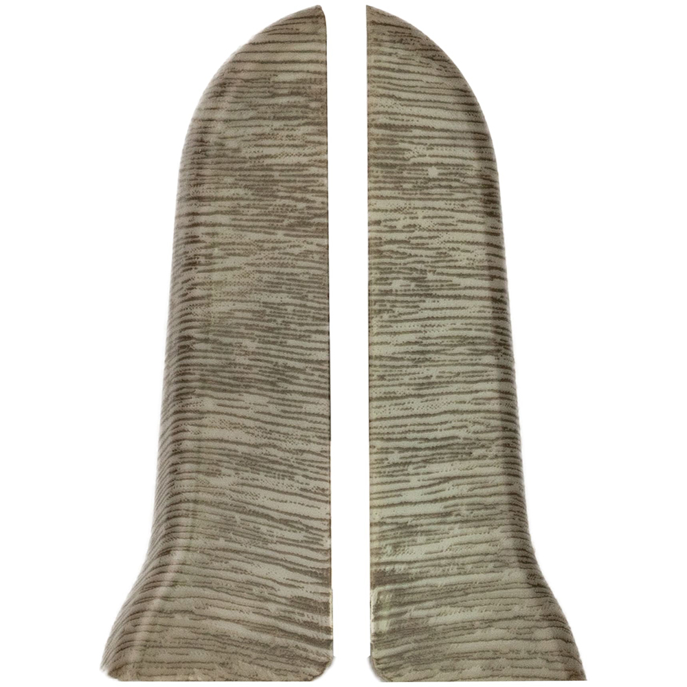 Terminatie stanga dreapta IDEAL Elite, PVC, 2 bucati, stejar