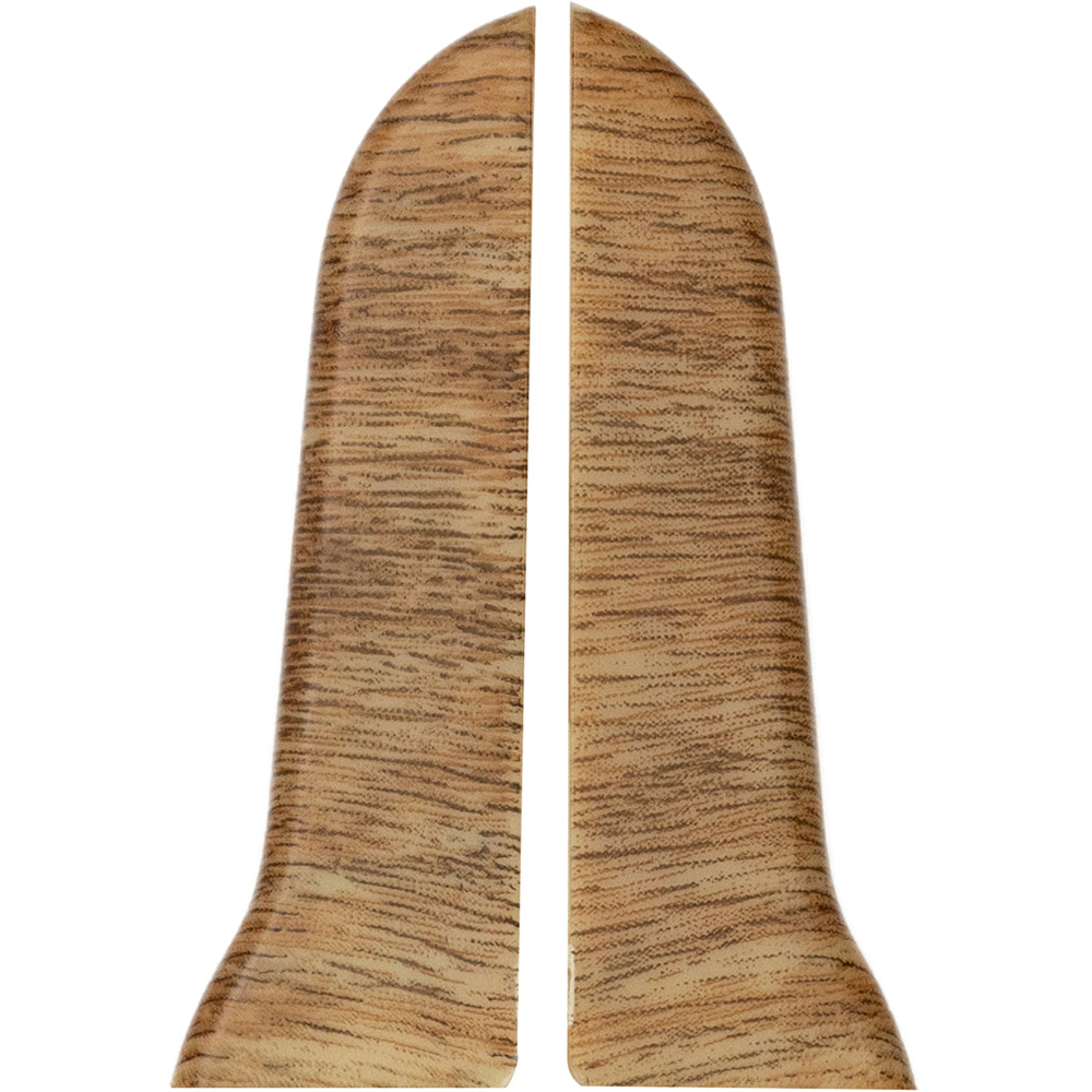 Terminatie stanga dreapta IDEAL Luxe, PVC, 2 bucati, stejar