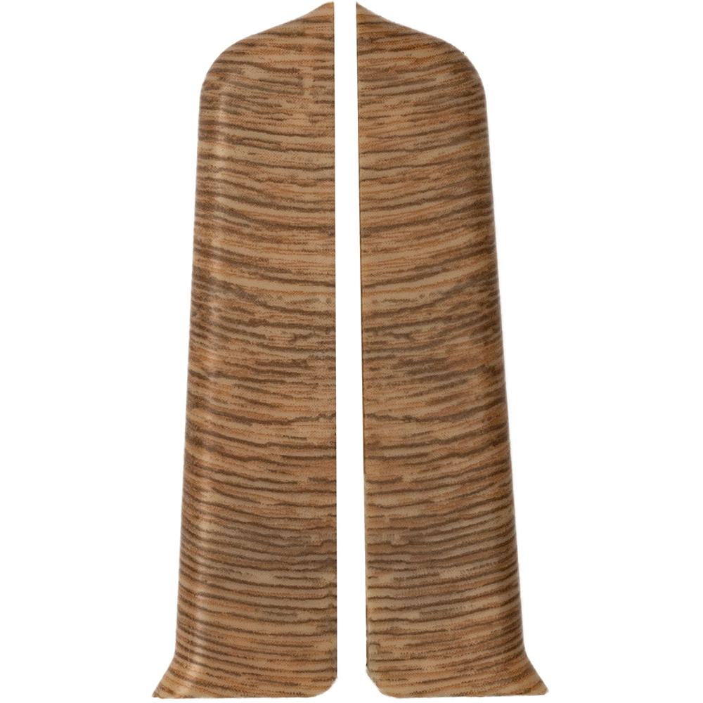 Terminatie stanga-dreapta IDEAL Sistema, PVC, 2 bucati, stejar