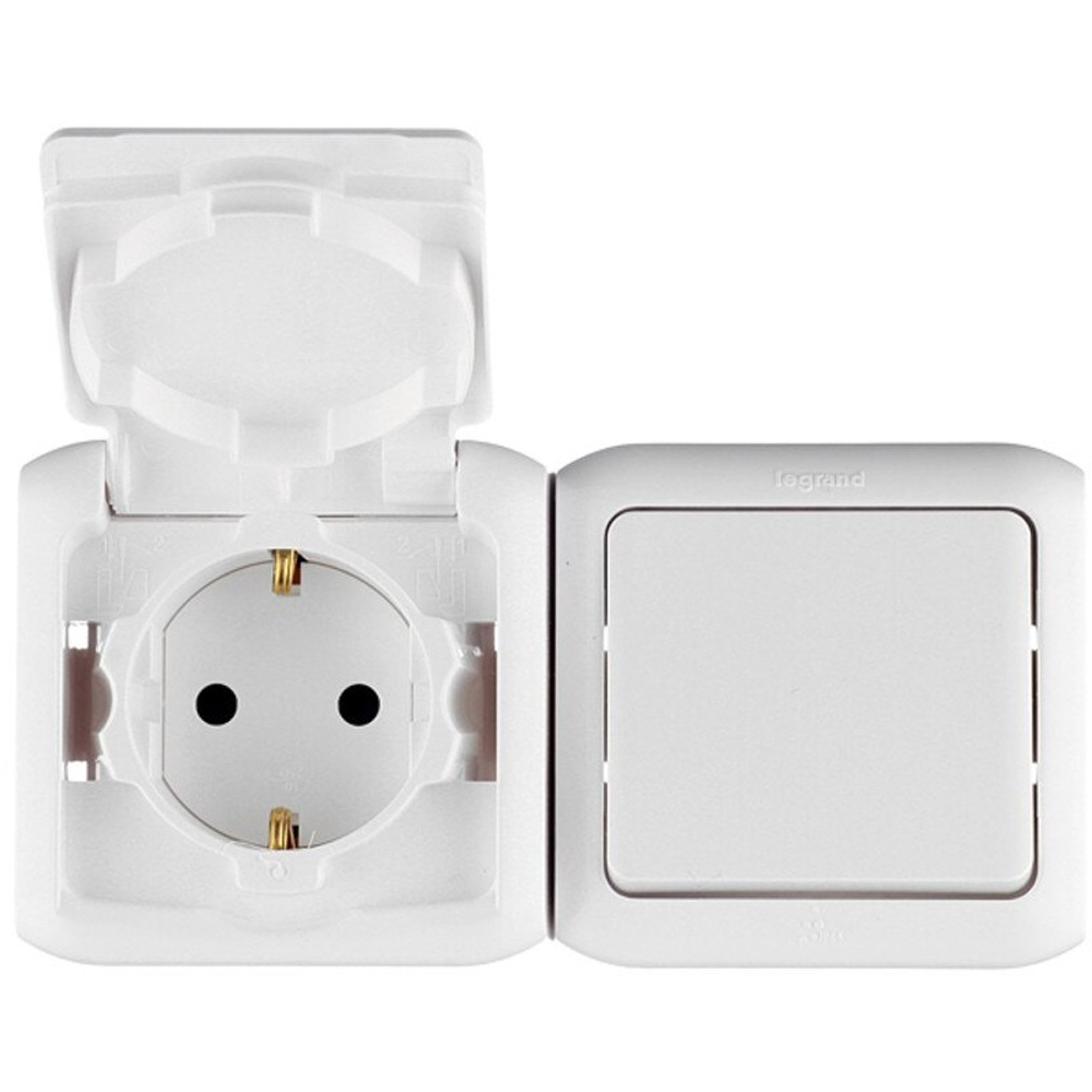 Priza LEGRAND, interior, IP44, 16A, alb