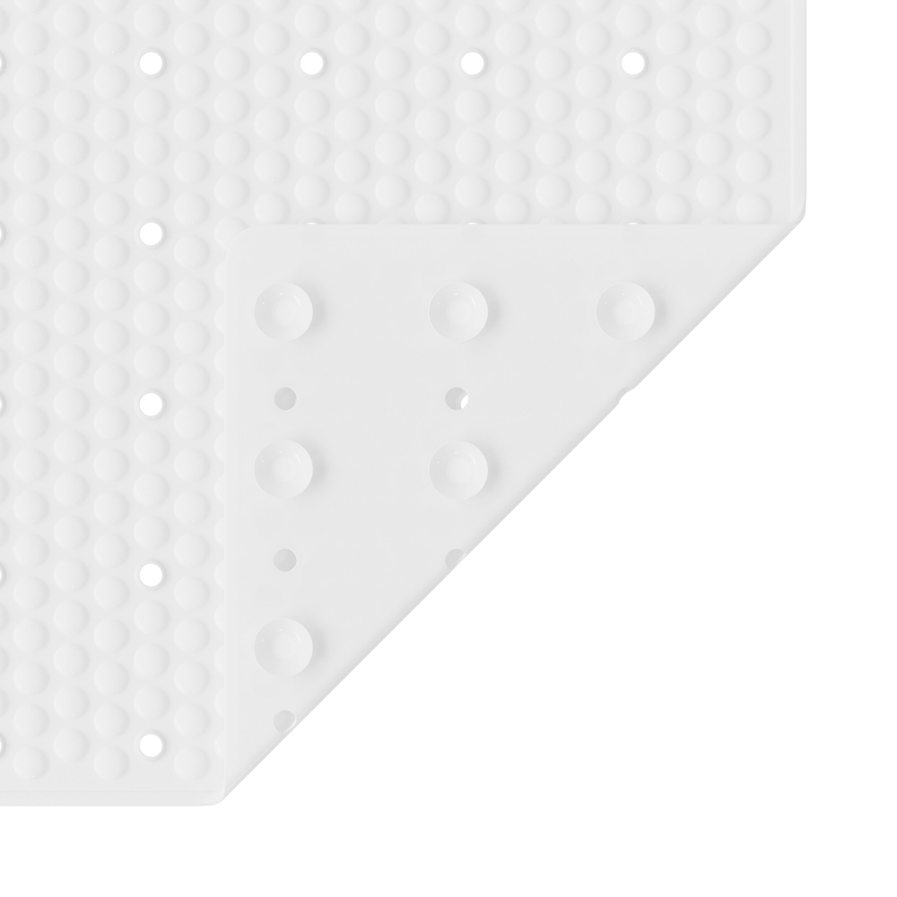 Covoras baie Glooma GoodHome, 50 x 50 cm, alb