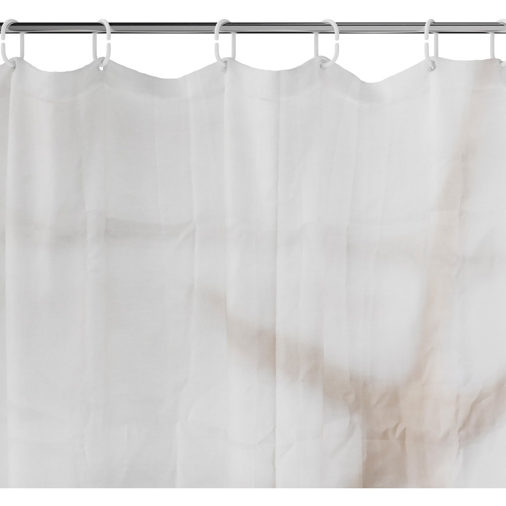 Perdea dus Balka GoodHome, poliester, 180x200 cm, bej