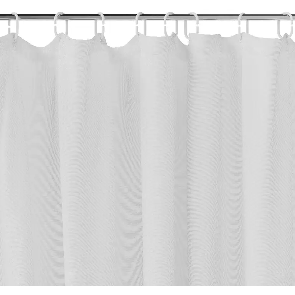 Perdea dus GOODHOME Koros, poliester, 180 x 200 cm, alb