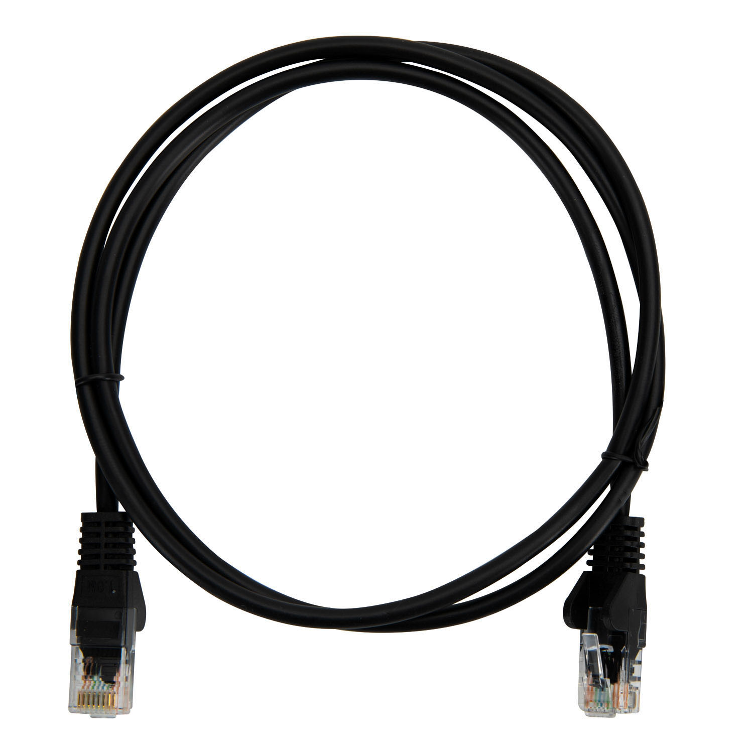 Cablu de retea Ethernet CAT5e Goobay UTP-0008-1BK, 1m, negru