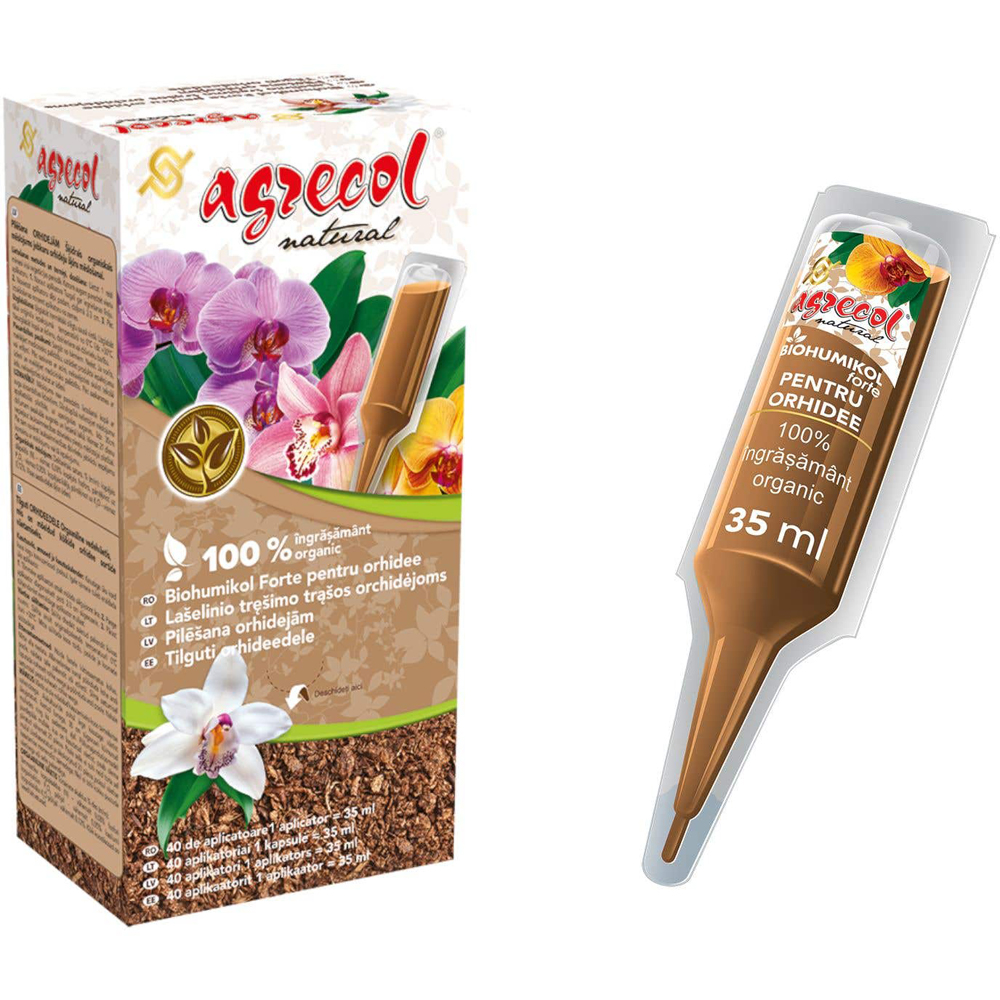 Aplicator Biohumikol forte pentru orhidee Agrecol, 35 ml