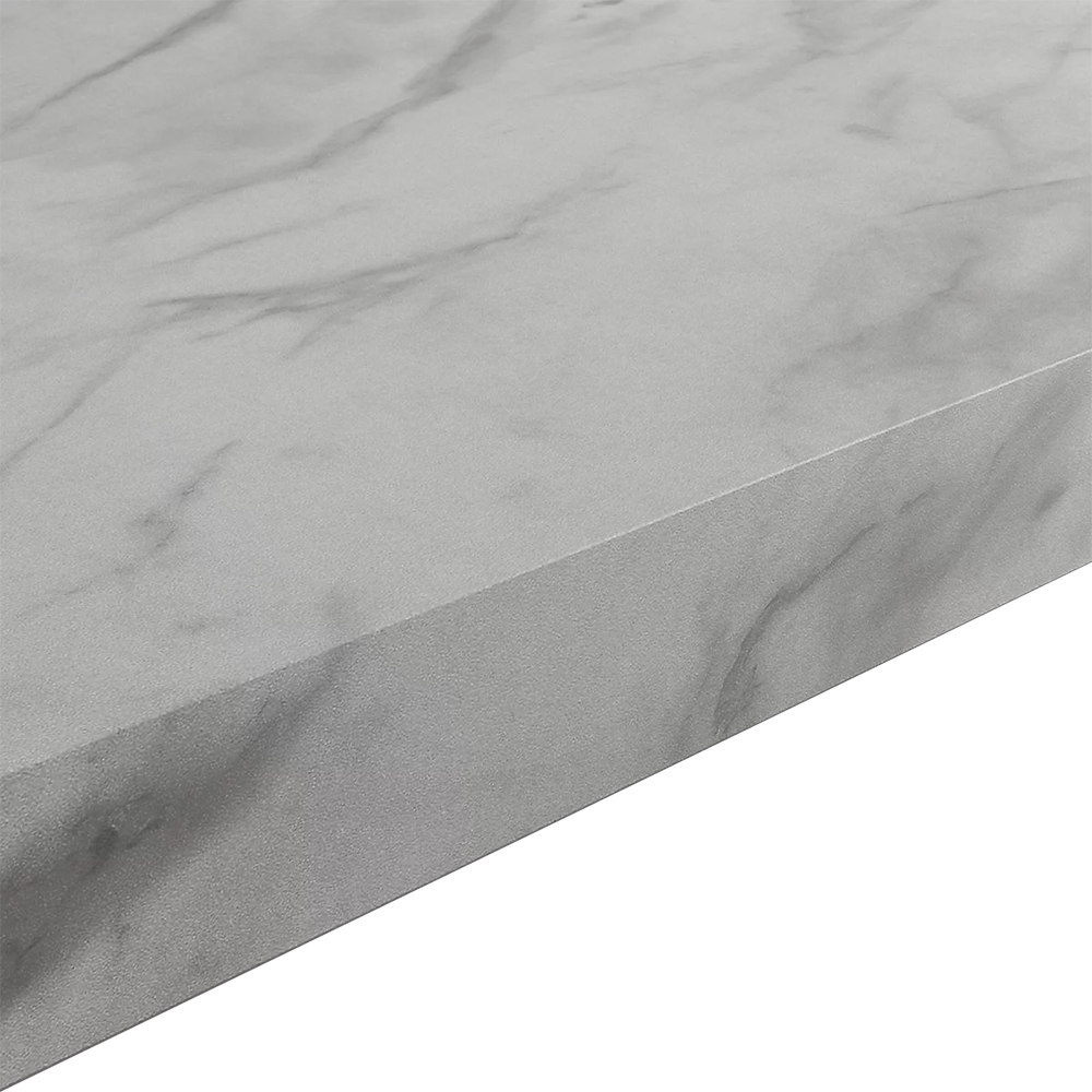 Blat bucatarie GOODHOME Kala, PAL, 300 x 62 x 3.8 cm, alb marmura
