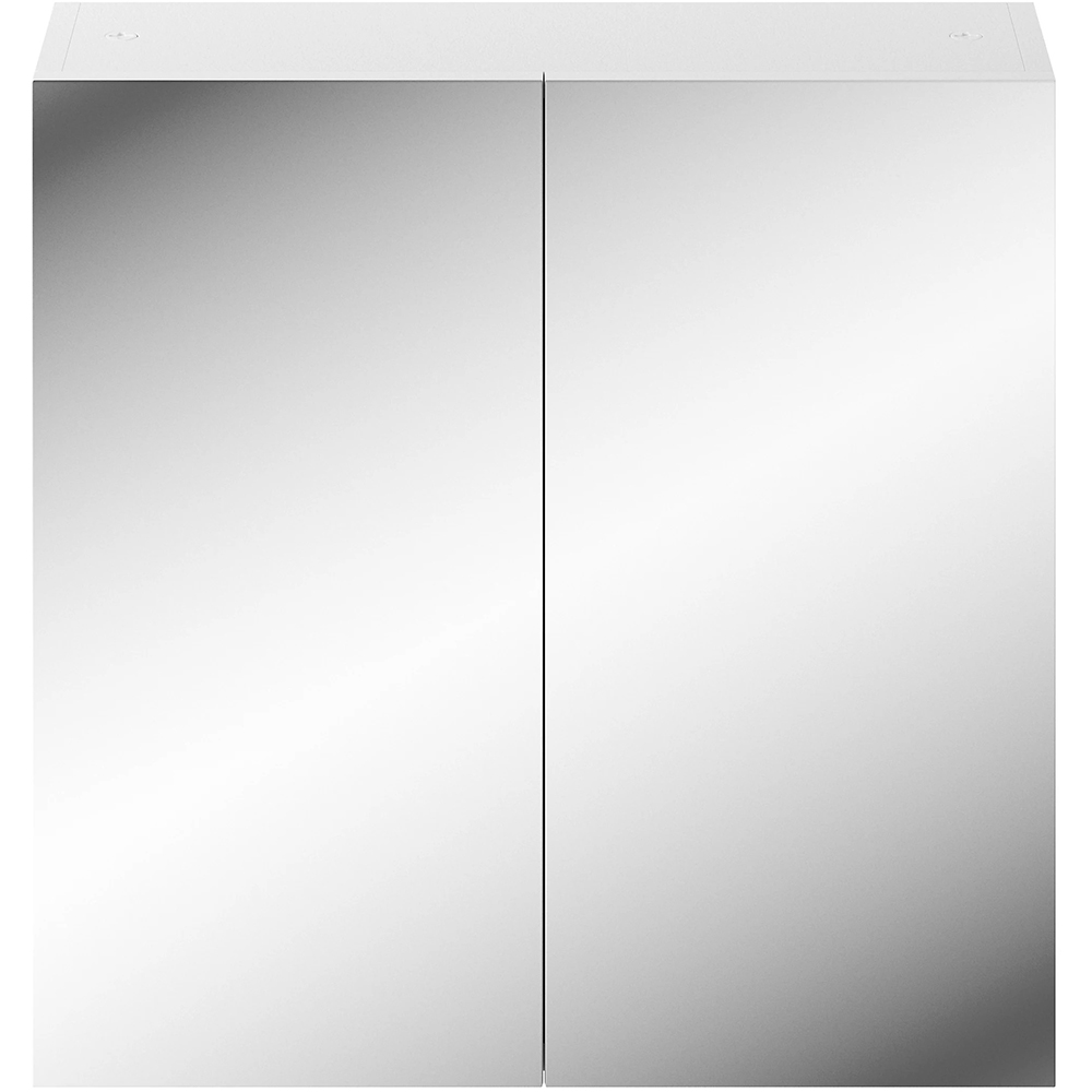 Dulap baie cu oglinda Aruna, 55 x 15 x 54 cm, alb