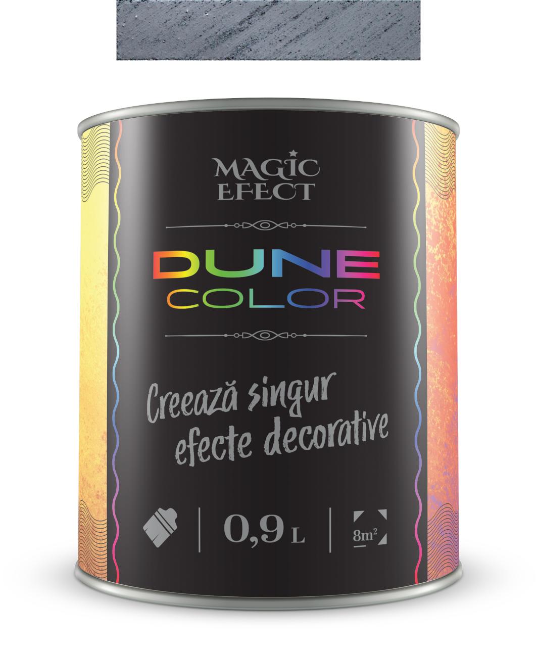 Vopsea acrilica pe baza de apa, gri inchis, 0.9L   Magic Efect Dune