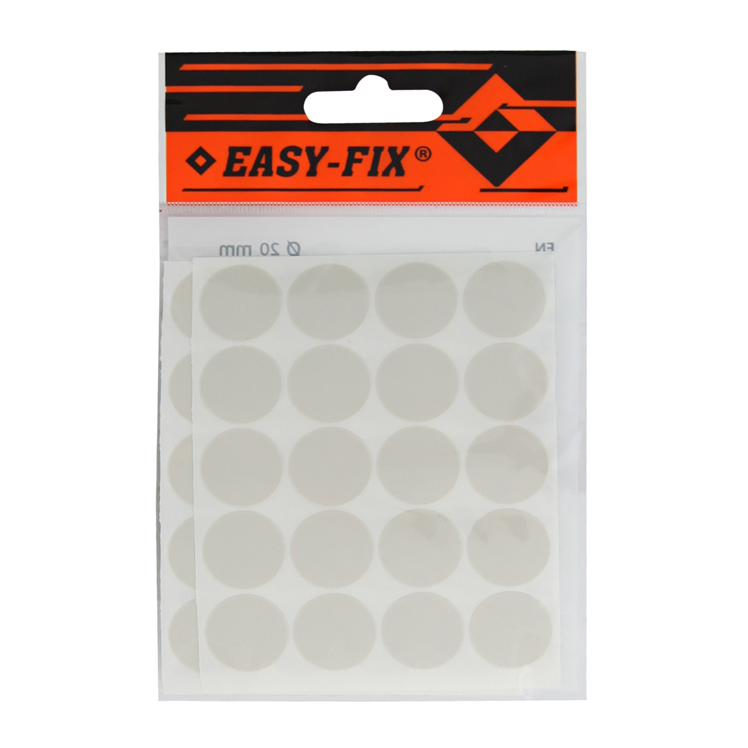 Capac mascare autoadeziv SEA, 20mm, gri, 40 buc