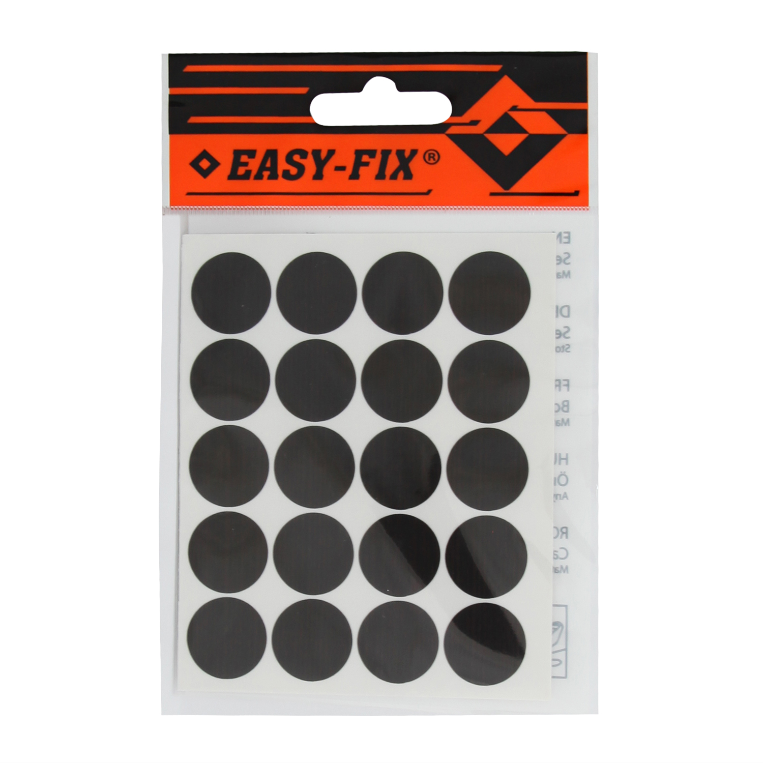 Capac mascare autoadeziv SEA, 20mm, wenge, 40 buc