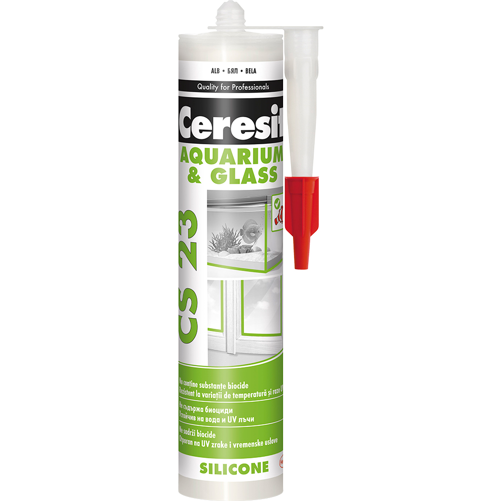 Silicon pentru sticla Ceresit CS23, transparent, 280ml