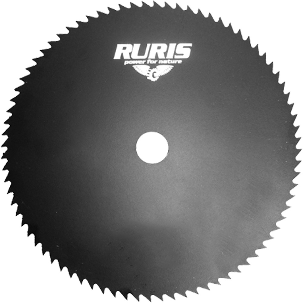 Disc de tuns iarba Ruris, 80 taisuri, otel, 25 cm, negru