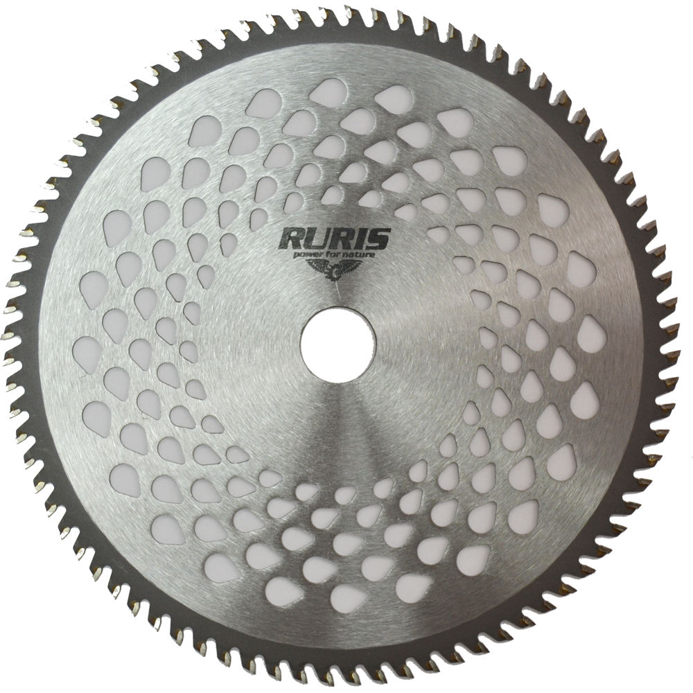Disc de tuns iarba motocoasa Ruris, 80 taisuri vidia, 25 cm, argintiu