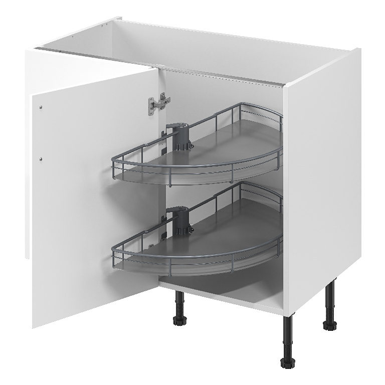 Sistem depozitare colt GOODHOME Jolly Pebre, 100 cm, antracit