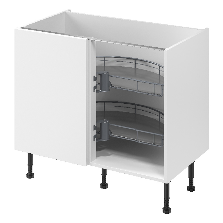 Sistem depozitare colt GOODHOME Jolly Pebre, 100 cm, antracit