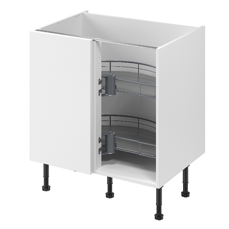 Sistem depozitare colt GOODHOME Jolly Pebre, 80 cm, antracit