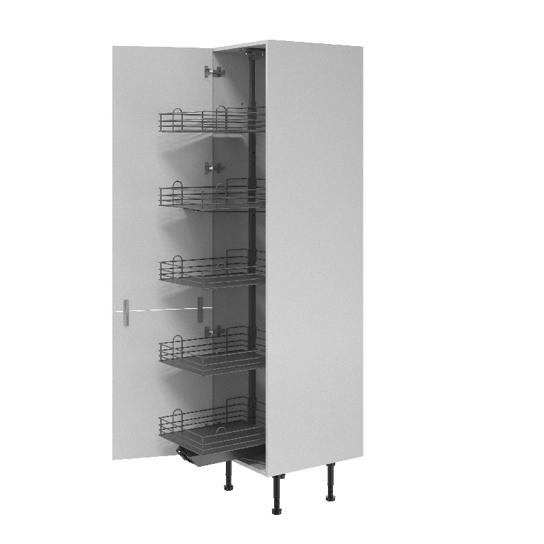Sistem depozitare GOODHOME Pebre, 50 cm, gri