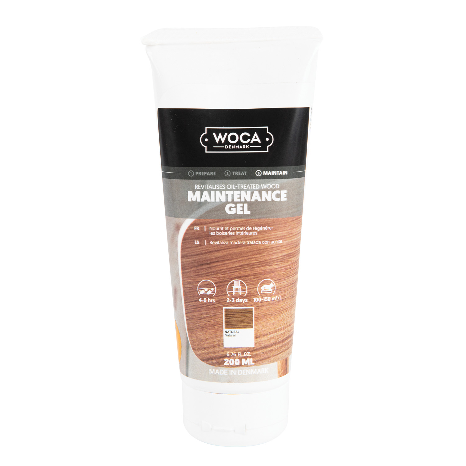 Adeziv pentru protectia lemnului, transparent, 200 ml  Woca