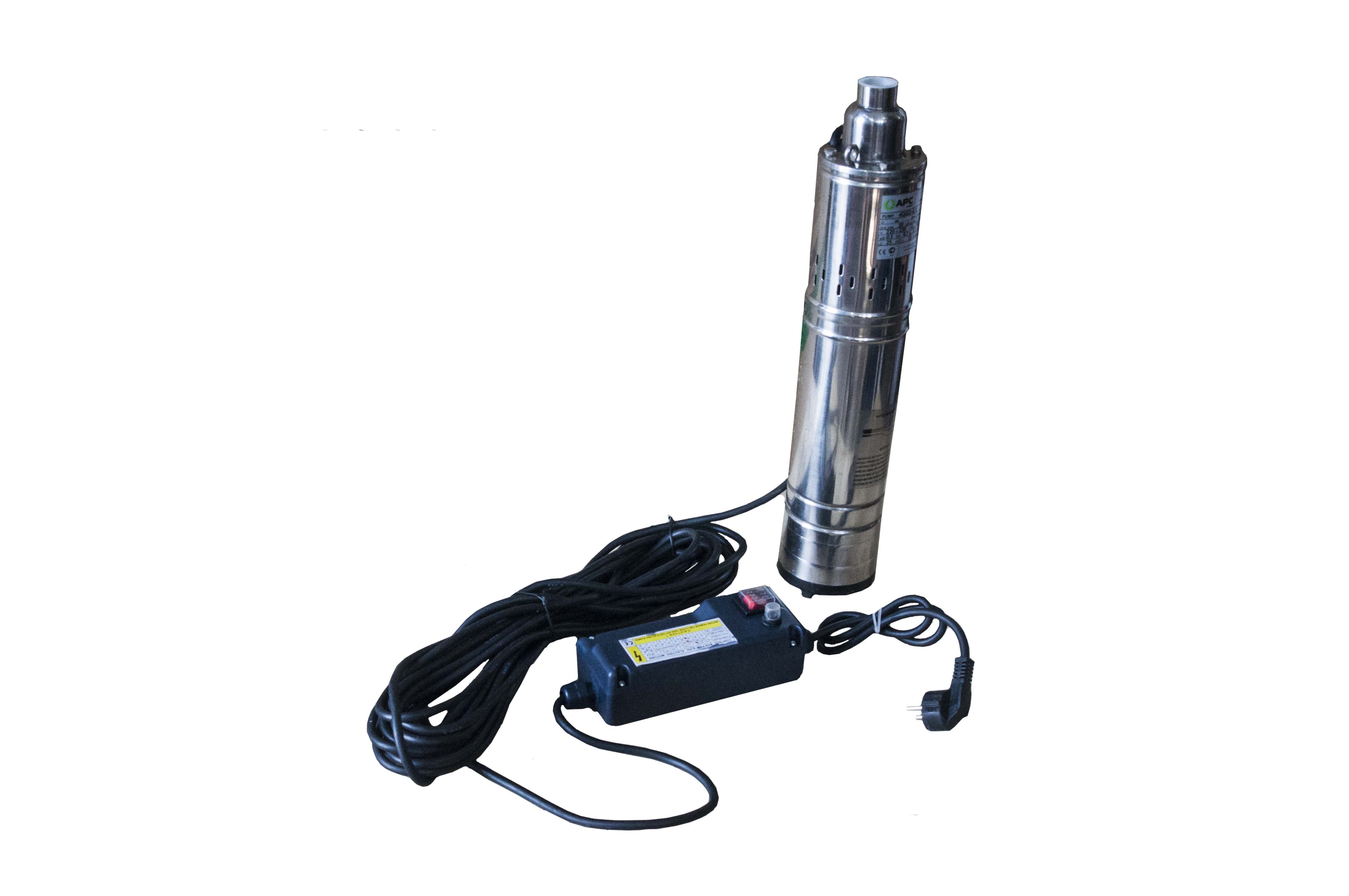 Pompa submersibila AQUA PLANET, 370W, 2100l/h, inox, argintiu-negru