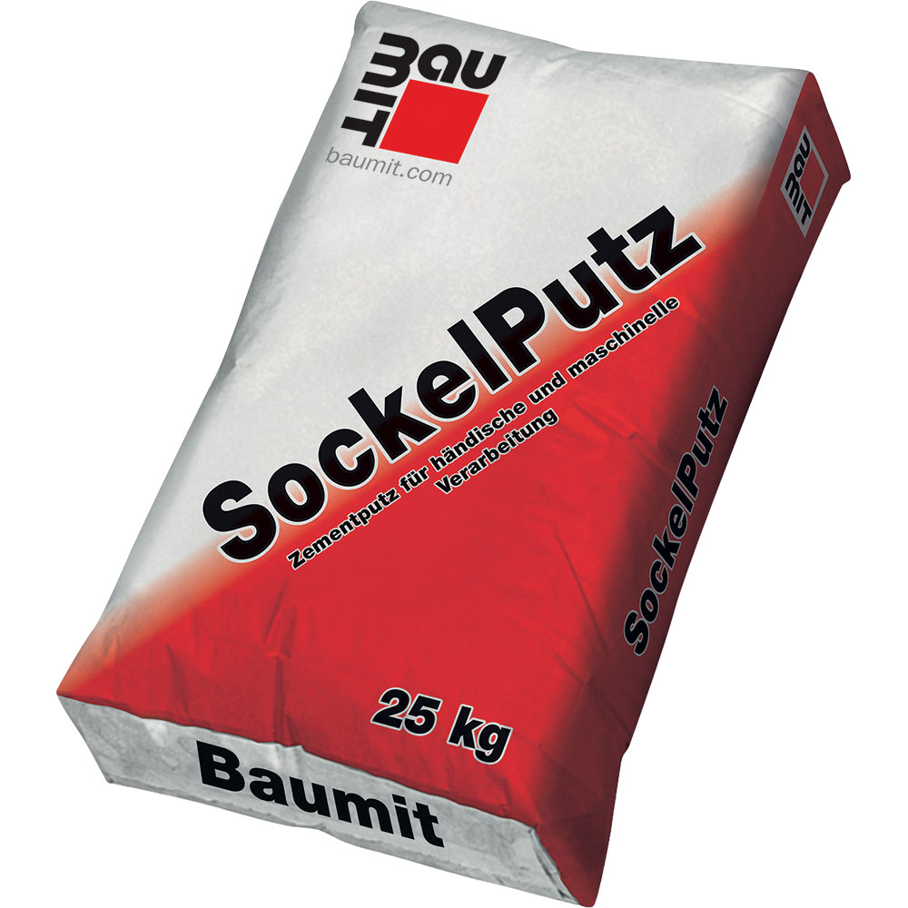 Tencuiala hidrofobata pentru soclu BAUMIT SockelPutz, 25 kg 