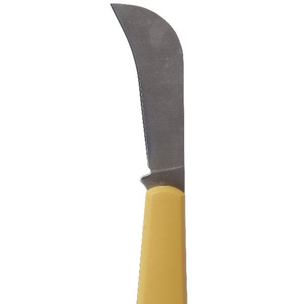 Cutit pentru gradina 19 cm, otel, galben