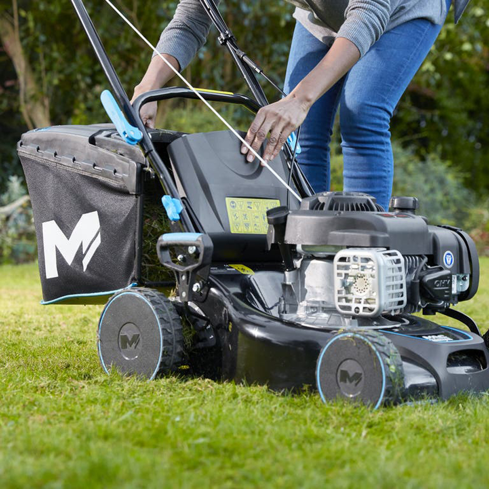 Masina de tuns iarba MAC ALLISTER MLMP300SP40, Benzina, 2.3CP, 125CC, latime taiere 40 cm, cos 50L, negru