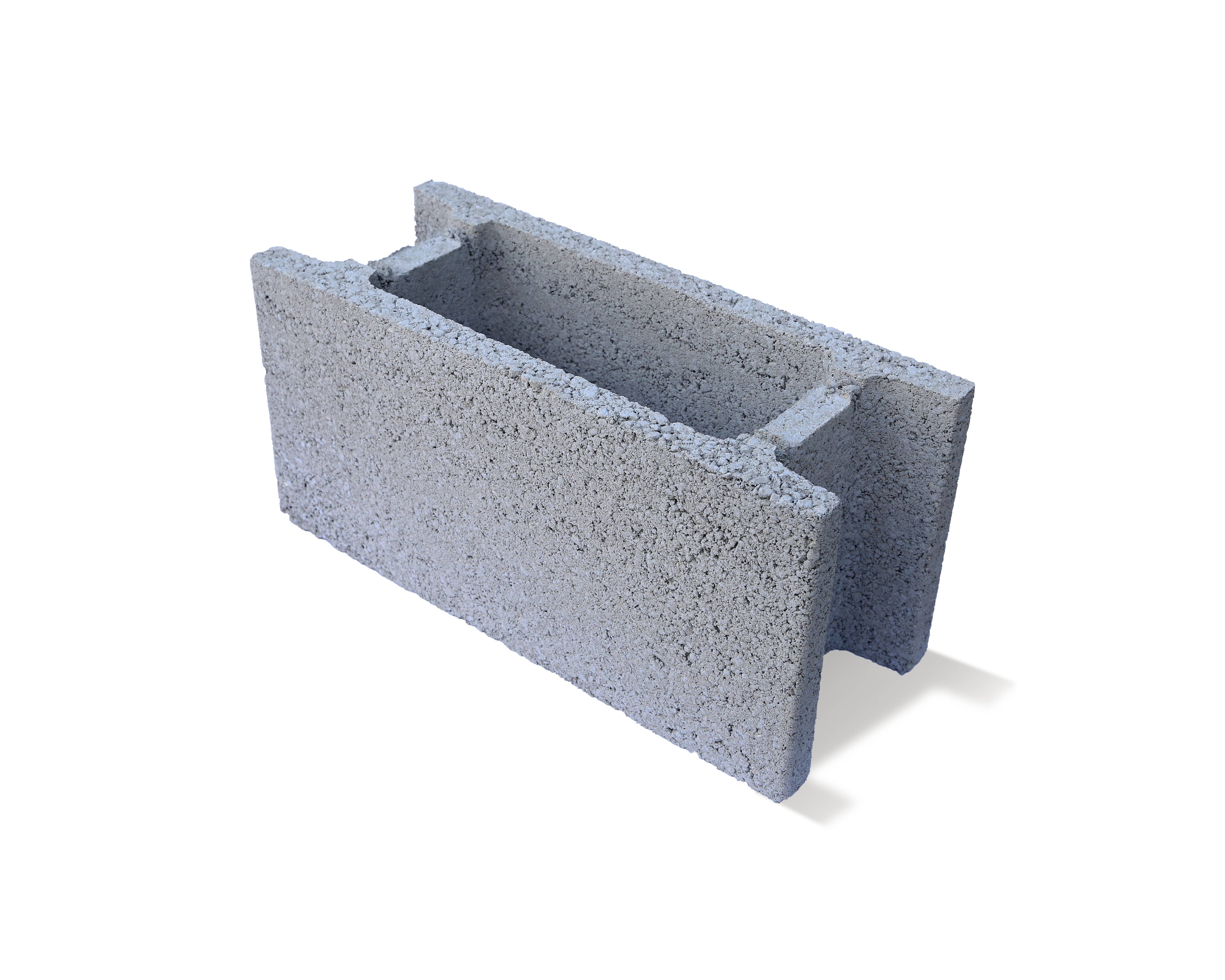 Boltar vibropresat de fundatie, 50x20x24 cm, SYMM 123, gri  Symmetrica